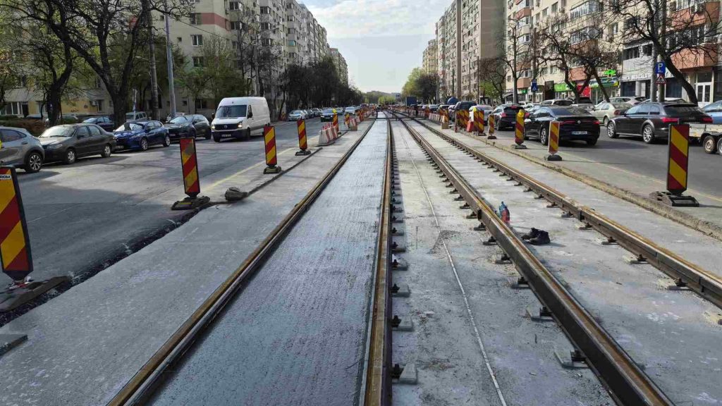 Lucrările la tramvai pe Chișinău și Basarabia, spre finalizare