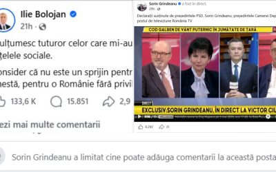 Bolojan liberal, Grindeanu cu gura cusută: Scandalul comentariilor online