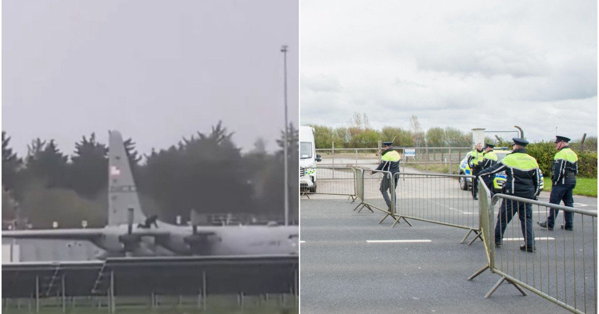 Bărbat, intruziune periculoasă pe pista din Shannon: s-a urcat pe avion militar