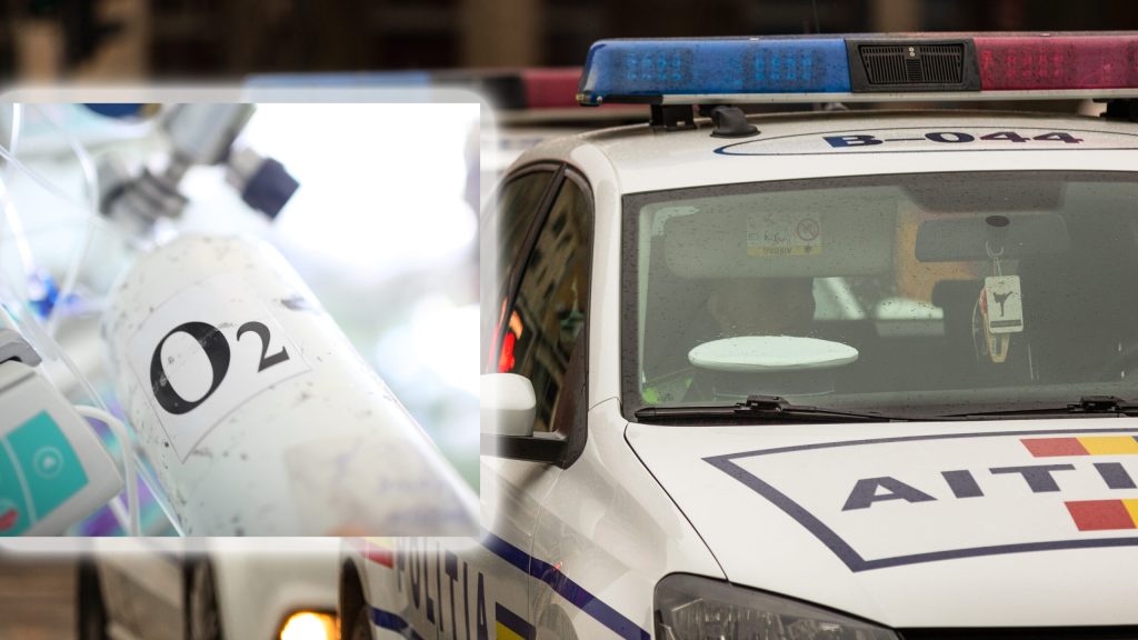Bărbat reținut după furtul de la rezervorul de oxigen al Spitalului Pantelimon, București