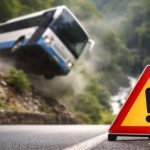 Autocar prăbușit în Canare: Un mort și 14 răniți