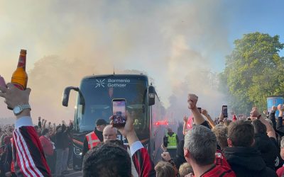 Pyro-spectacol incendiar pentru vedetele Leverkusen înaintea duelului cu Bayern
