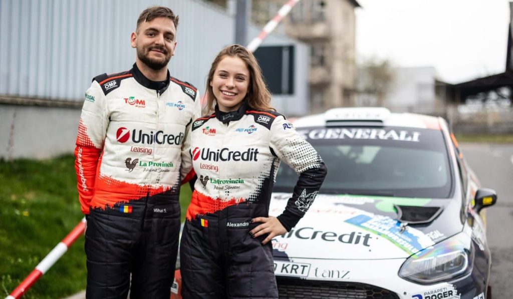 Alexandra Teslovan, 19 ani, uimește Europa: debut de senzație în raliuri