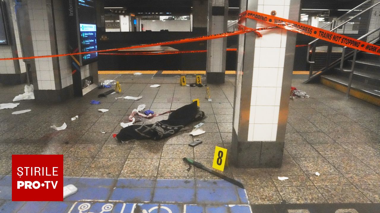 Atac sângeros la metroul din New York: Individ înarmat cu macetă, împușcat