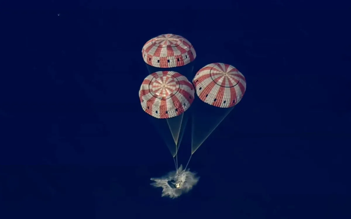 Orion a aterizat! Misiunea Artemis II, succes istoric: astronauții au revenit
