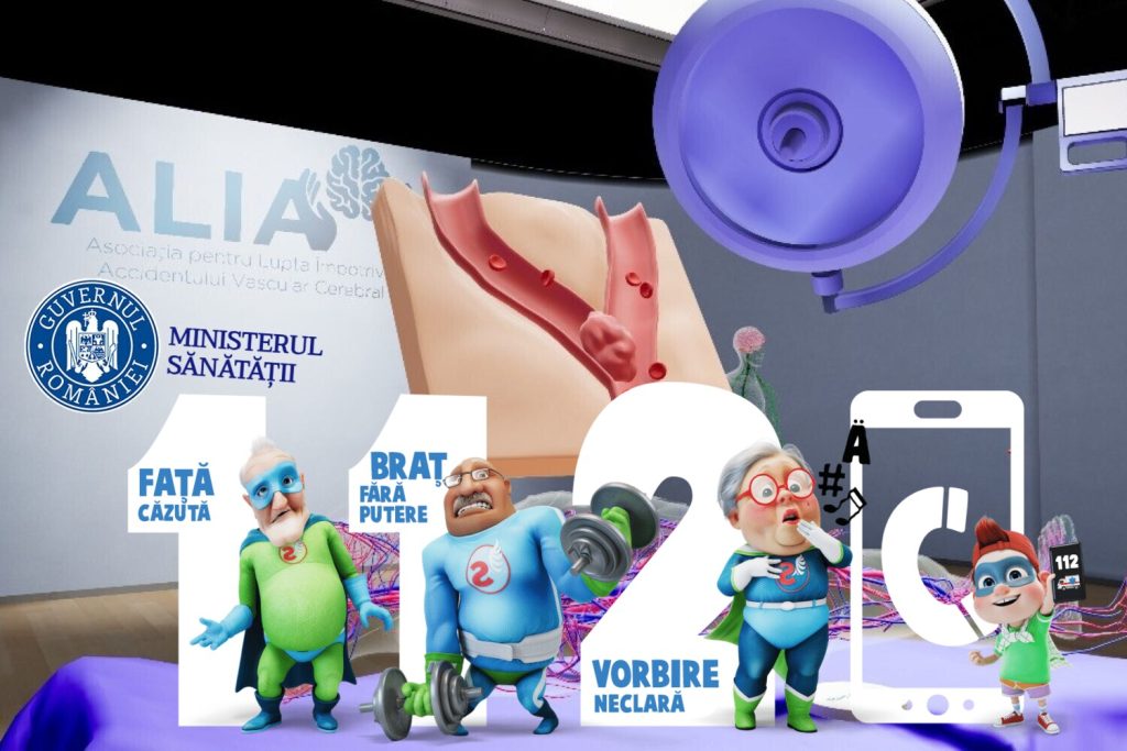 Ministerul Sănătății și ALIA, campanie AVC cu „Eroii FAST” pentru români