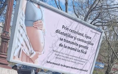 Afiseaza anti-cezariene în București: Scandal și critici vehemente