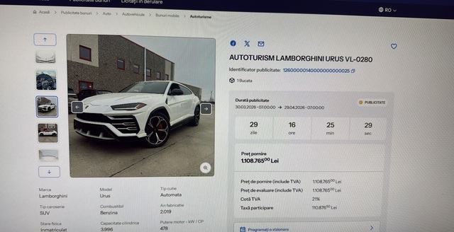 ANAF nu poate localiza 200 de mașini sechestrate în depozite mutat