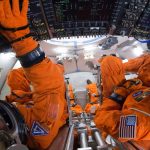 Capsula spațială revine pe Pământ: Show spectaculos pe cer