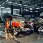 Avarii pe șoselele din România: Peste jumătate de mașini, avariate!