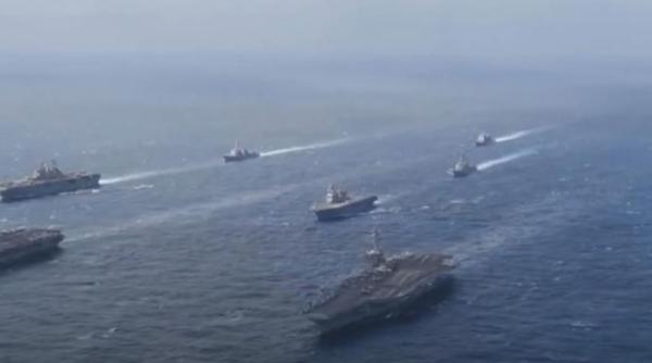 SUA avertizează: Forța, dacă navele încalcă blocada Strâmtorii Ormuz