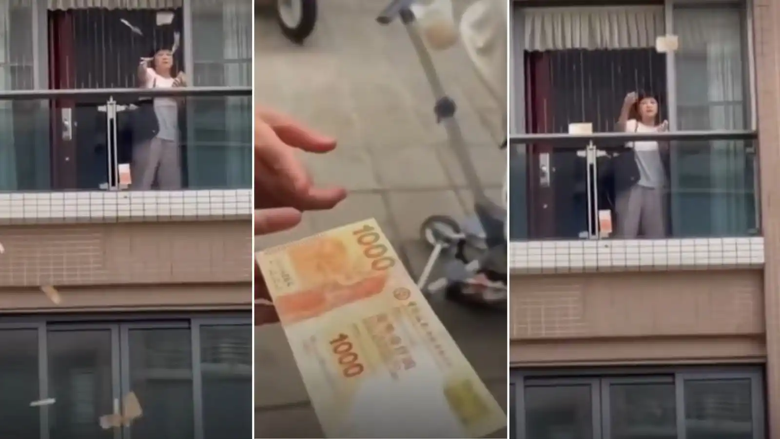 Ceartă violentă: Soția a aruncat pe geam 160.000 de dolari, după un scandal conjugal