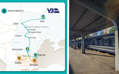 Ucraina deschide trenuri spre litoralul bulgar, cu oprire în București