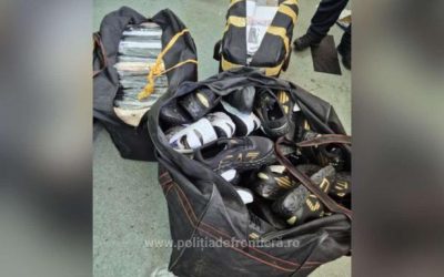 Giurgiu: Marfă CONTRAFĂCUTĂ de un milion de lei, găsită de polițiștii de frontieră