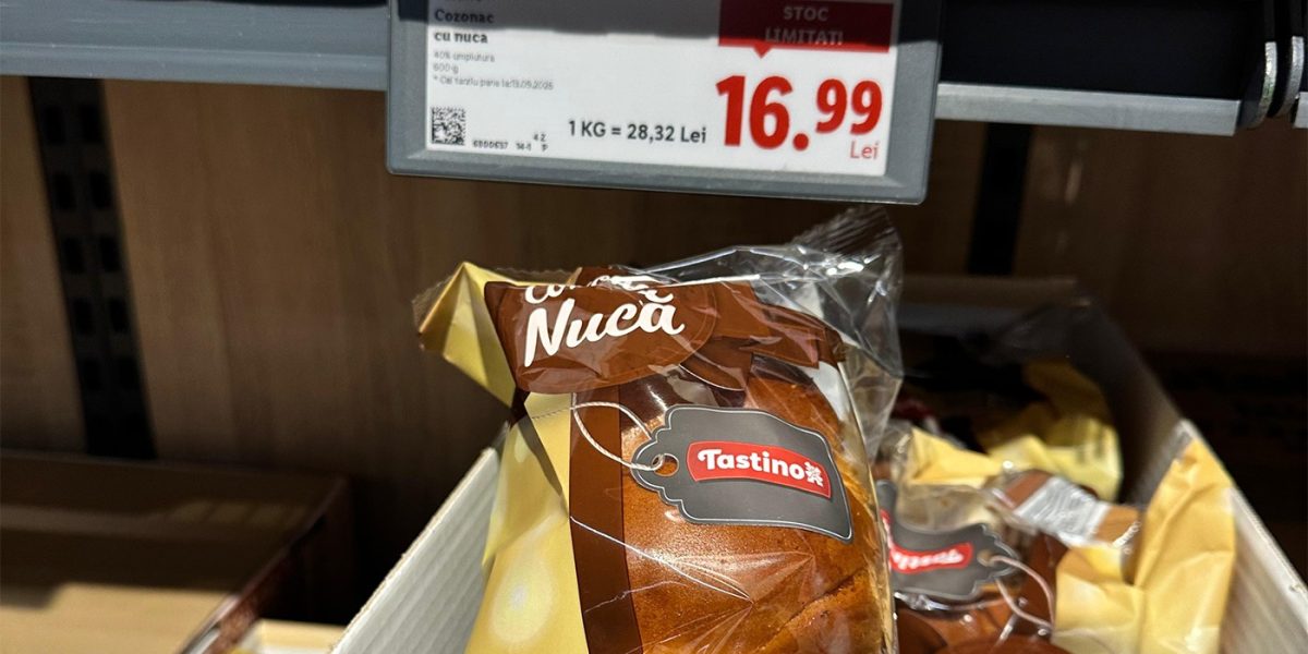 Ce ascund cozonacii LIDL de 16.99 lei? Detalii șocante despre ingrediente