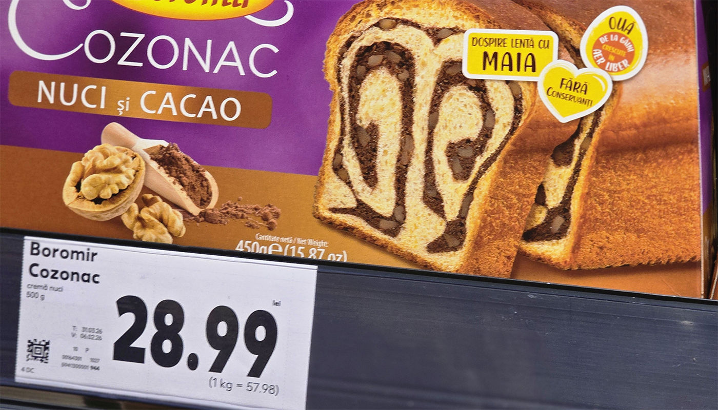 Ai luat cozonac cu maia de la Kaufland? Vezi ce conține, de fapt, scrie pe etichetă!
