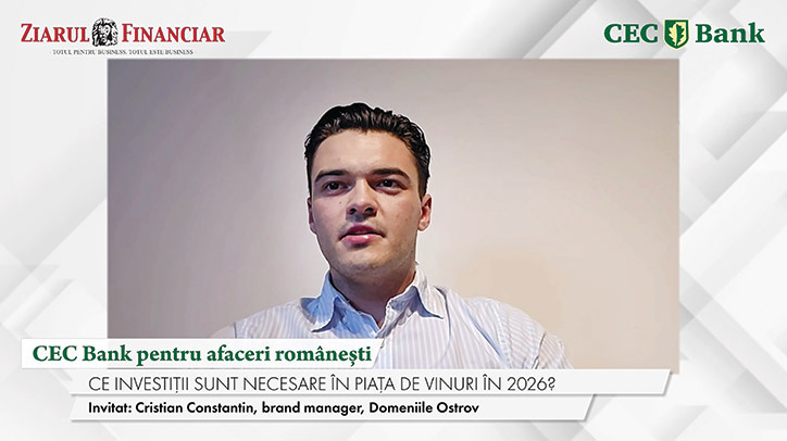 CEC Bank pompează afaceri: Vânzări record pentru vinurile Domeniile Ostrov!