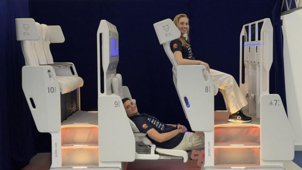 Scaunul-pat din avion: Cum arată „designul suprem” pentru zboruri