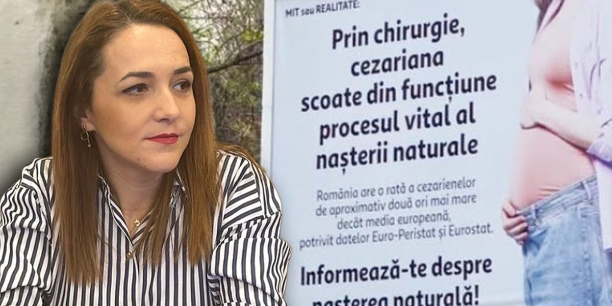 Senatoarea USR Cynthia Păun vrea interzicerea naşterii naturale. Ce argumente are?