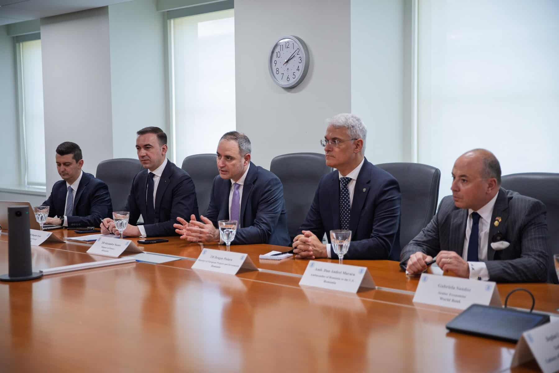 Miniștrii României, la Washington: Parteneriat cu Exim US pentru energie și infrastructură