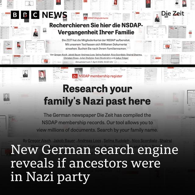 Nou motor german: Verifică dacă rudele au fost naziști