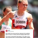 Beth Dobbin, recordmena Scoției la 200 m, se retrage din cauza unei probleme grave de sănătate