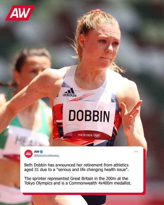 Beth Dobbin, recordmena Scoției la 200 m, se retrage din cauza unei probleme grave de sănătate