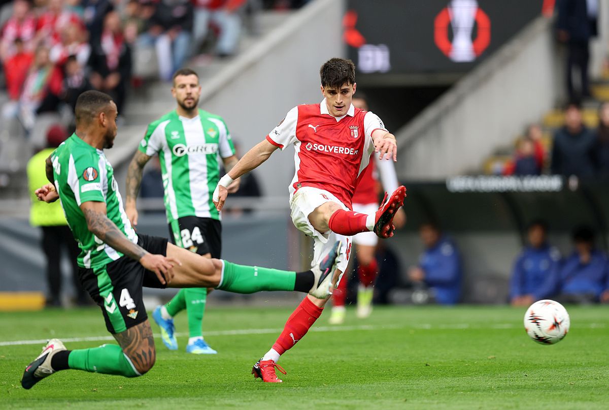 Sferturile Europa League au debutat cu un meci echilibrat între Braga și Real Betis, încheiat la egalitate, scor 1-1