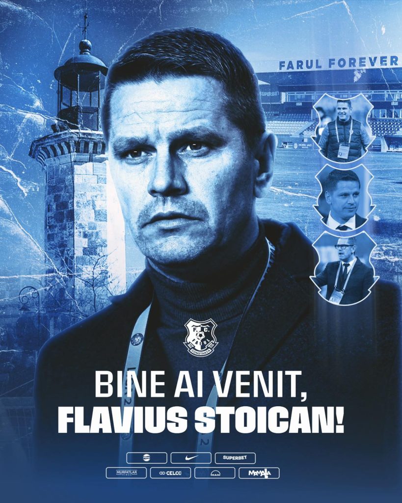 Flavius Stoican, noul antrenor al Farului Constanța. Ce urmează pentru campioană