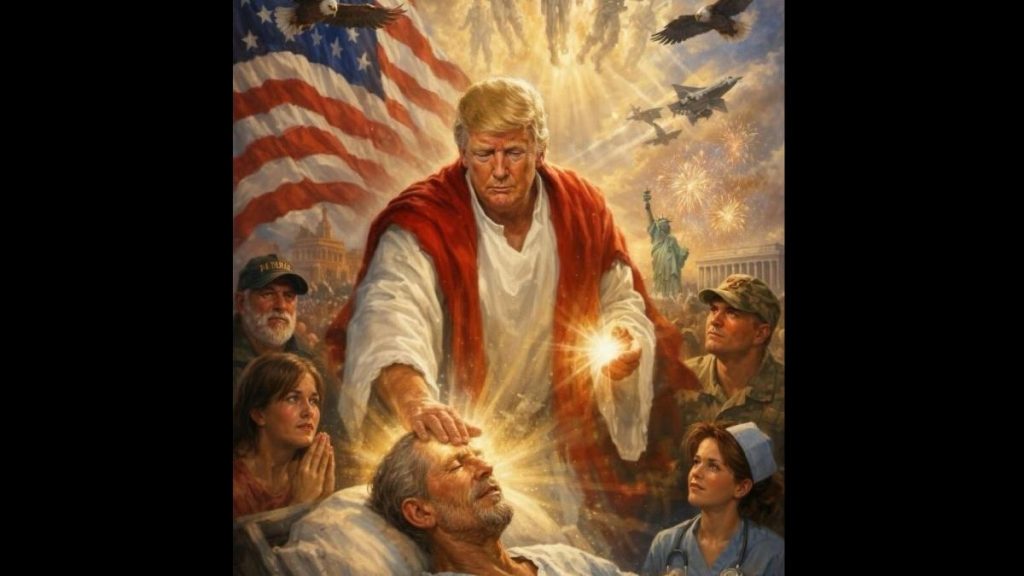 Donald Trump, scandal cu Vaticanul: S-a pozat drept Isus, vindecând bolnavi!