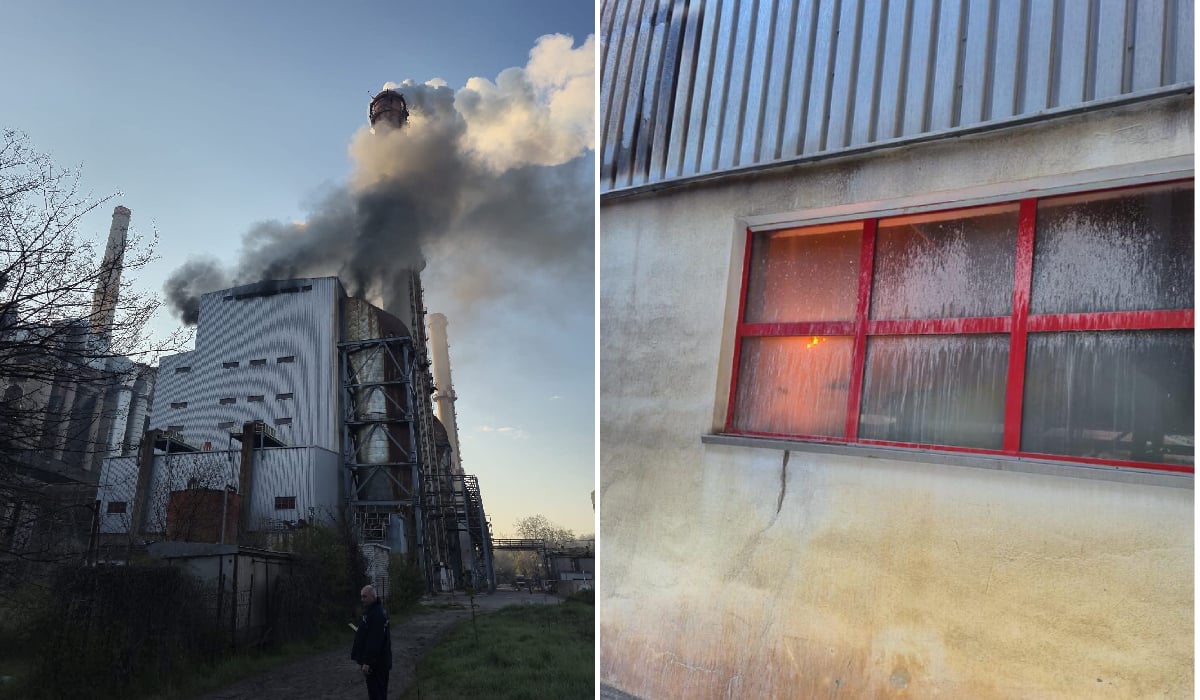 Incendiu la Rovinari, în ziua de Paște: Grupul 5, oprit controlat
