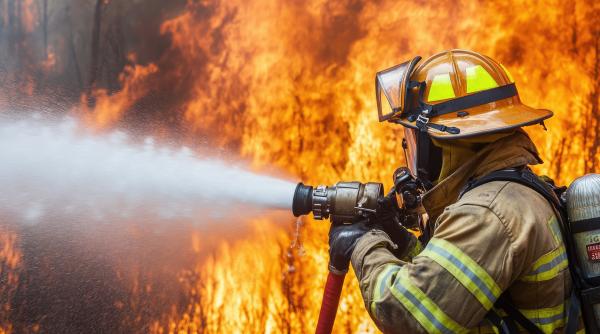 Incendiu devastator la Galați: Proprietarul service-ului, cu arsuri grave, la spital