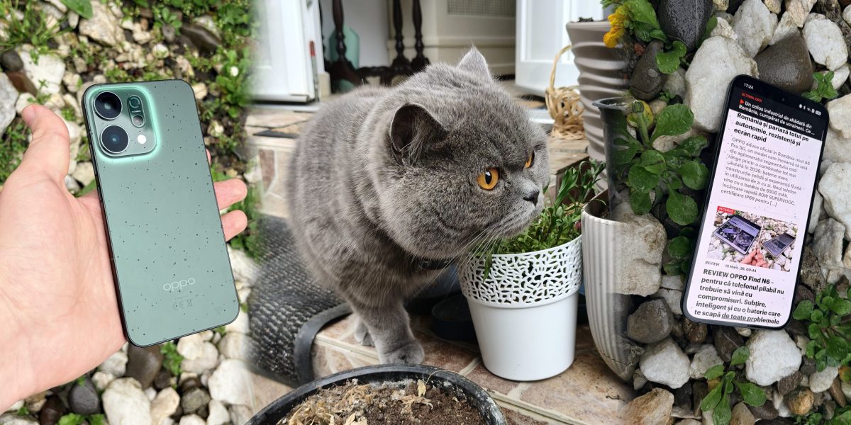 Oppo Reno14 5G, telefon accesibil cu design original, AI și autonomie de top