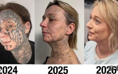 Olandeză, marcată cu 250 de tatuaje cu numele fostului iubit pe față