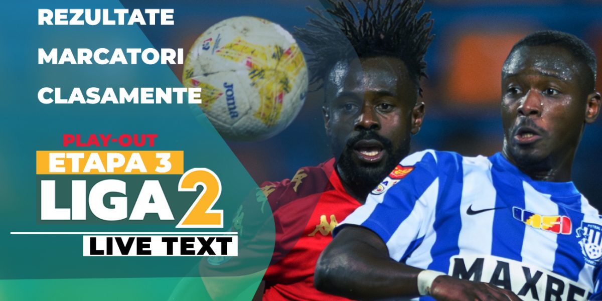 Etapa 3 play-out liga 2: Rezultate și surprize, dueluri aprinse în drumul spre salvare
