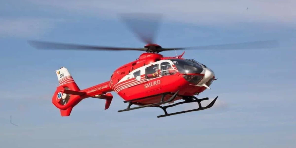Accident GRAV în Timiș! Elicopter SMURD, trimis de urgență