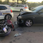 Accident grav la Deva: Trei motociclete implicate, doi răniți la spital
