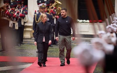 Zelenski, la Roma: Prioritate, apărarea. Întâlnire cu Giorgia Meloni