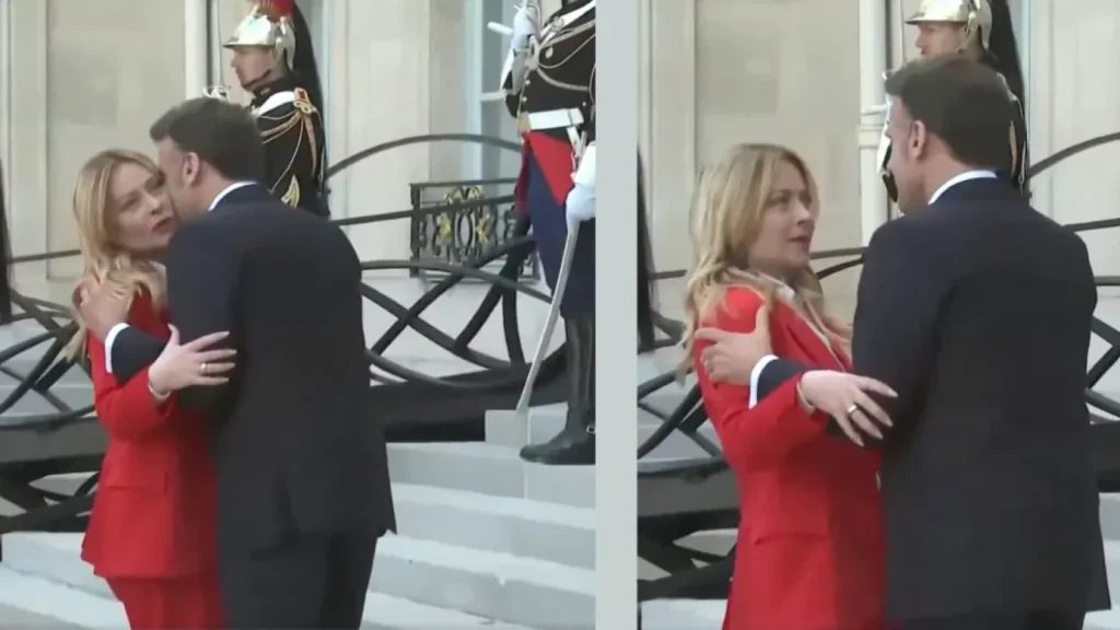 Macron și Meloni, din nou sub lupa: Gesturi stranii, din nou surprinse VIDEO