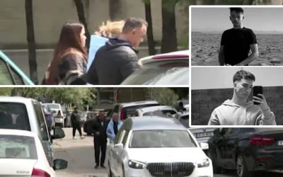 Mihai și David, pe ultimul drum: Imagini sfâșietoare de la înmormântarea de la Snagov