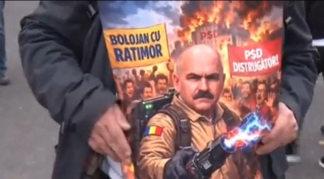 Manifestație masivă în Piața Victoriei pentru premierul Ilie Bolojan – VIDEO