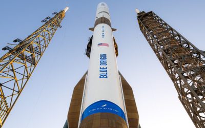 Blue Origin, reușită istorică: New Glenn aterizează cu succes booster reutilizat