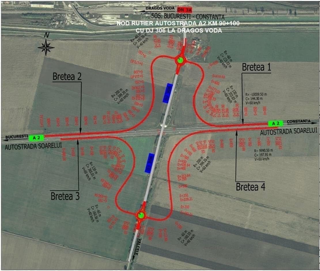 Ministerul Transporturilor a anunțat miercuri demararea lucrărilor pentru trei noi noduri rutiere importante, situate pe autostrăzile care pleacă din București