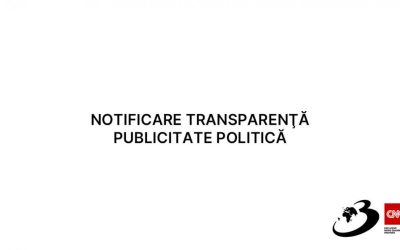 Notificare privind transparența: Ce schimbări majore se pregătesc
