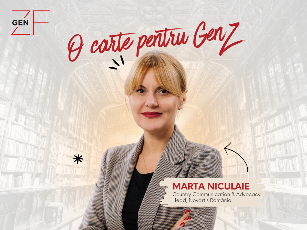 Ce citește marta niculaie, șefa novartis România: cartea salvatoare