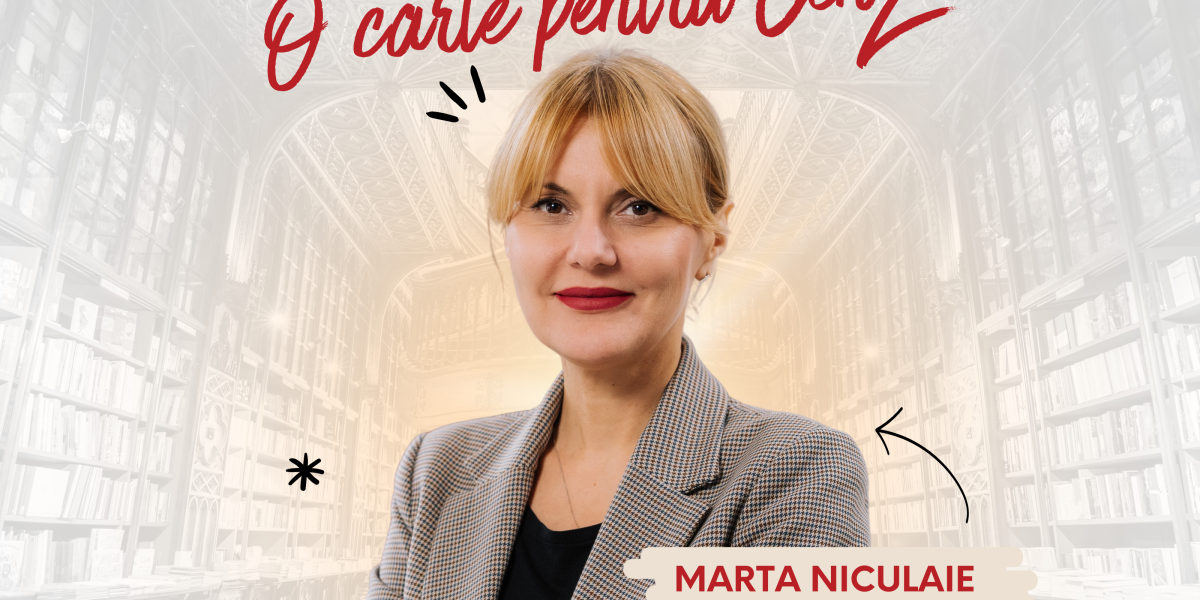 Ce citește marta niculaie, șefa novartis România: cartea salvatoare