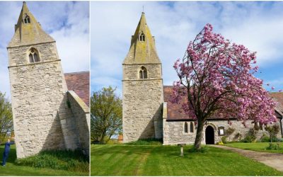 Biserica din Anglia, mai „șchioapă” decât Pisa. E în pericol