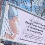 Panouri cu minciuni despre cezariană în București: USR cere aviz medical pentru reclame