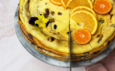 Deliciu rapid: Desert fin cu brânză și portocale, perfect pentru weekend