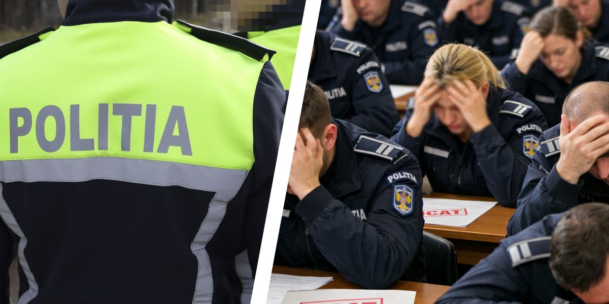 Peste 1.000 de polițiști au picat examenul pentru șefie